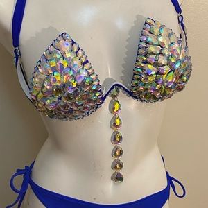 IRIDESCENT BLUE Bikini Swimsuit